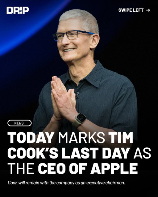 Tim Cook’s 15 year run as Apple CEO comes to an end today. After taking over from Steve Jobs in 2011, Cook helped transform Apple from a company worth roughly $350 billion into a tech giant valued above $4 trillion, while annual revenue nearly quadrupled from $108 billion to more than $416 billion.

His era expanded Apple far beyond its existing lineup, introducing the Apple Watch, AirPods and Vision Pro while turning services like Apple Music, Apple Pay, iCloud and Apple TV into a business generating more than $100 billion annually. Cook also oversaw the move away from Intel toward Apple designed silicon, giving the company greater control over the performance and efficiency of its devices.

Cook officially leaves the CEO position on September 1, with longtime Apple hardware executive John Ternus taking over. Cook isn’t leaving Apple entirely, but will remain with the company as executive chairman.
