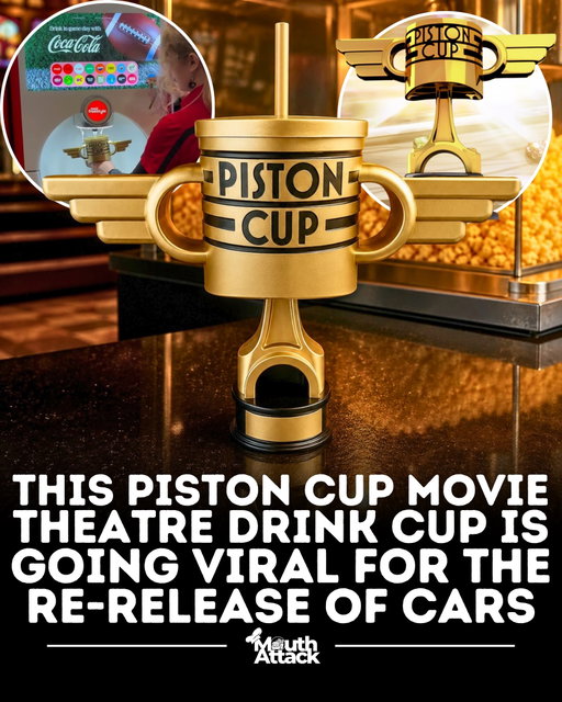 🏆⚡️ THE PISTON CUP IS REAL! ⚡️🏆

Disney and Coca-Cola are bringing one of the most iconic trophies from Cars to movie theaters as a collectible drink cup — and fans are already going crazy for it. 👀🔥

The gold Piston Cup is designed to resemble the legendary trophy from the films, complete with handles, wings and a straw so you can actually use it as your movie theater drink cup. 🥤🏁

The collectible is part of the celebration for the 20th anniversary re-release of Cars, with anniversary merchandise set to become available beginning September 4 at participating locations. ❤️⚡️

Twenty years later and Cars nostalgia is still undefeated. 🥹

Would you grab the Piston Cup if you saw it at your theater? 👀🏆

📸 @carolinacinemas