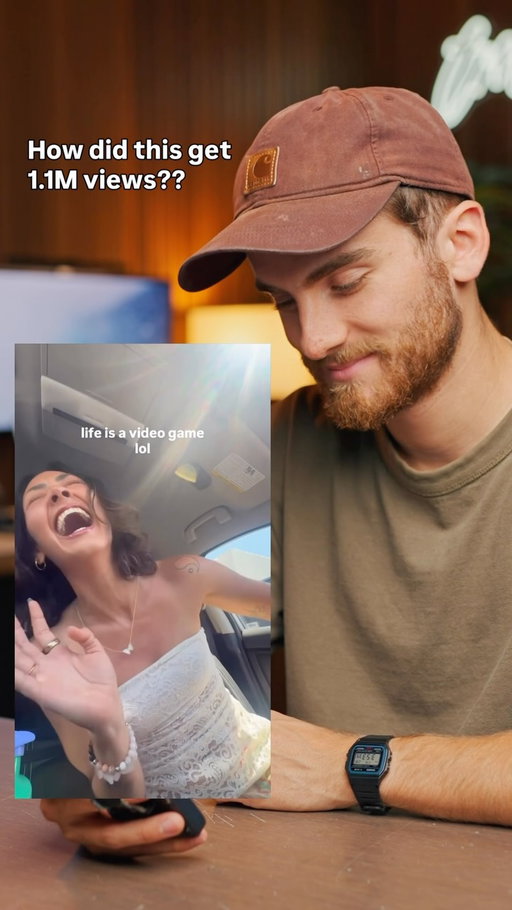 How did this reel get 1.1M million views with no talking in the hook? 

Reel by @leapwithlo