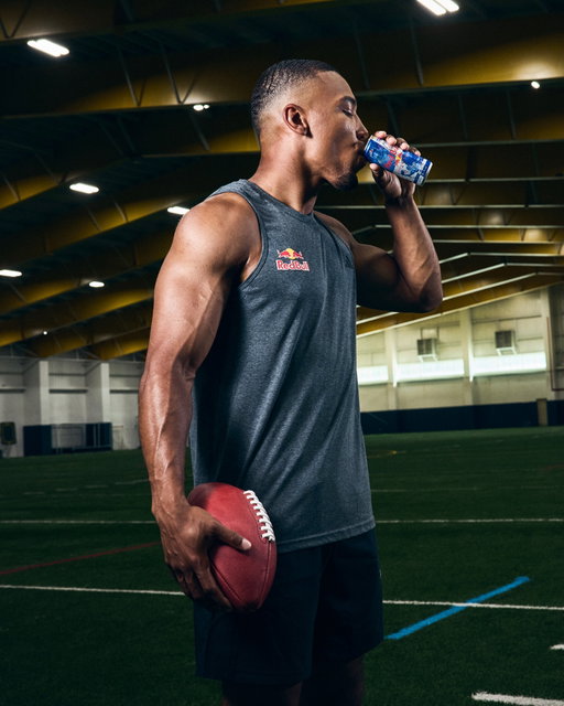New season, new energy ⚡️ Grateful to be the first NFL player with a limited-edition Red Bull can @redbullusa