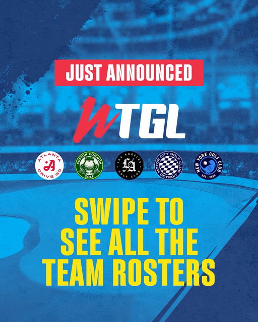 WTGL Rosters are locked🔒 Swipe to see the teams…

Welcome to @atlantadrivegc! 

▫️@andrealee 
▫️@natthegoose 
▫️@charley.hull 
▫️@minjee27 
▫️@yukasaso_official

Welcome to @commongolf! 

▫️@chisato.iwai_101 
▫️@celineboutier 
▫️@lottie_woad 
▫️@yoon_2naa 
▫️@megan_khang! 

Welcome to @wearelagc!

▫️@kiara.s.romero 
▫️@gabylopezgolf 
▫️@michellewiewest 
▫️@thealisonlee 
▫️@akie.iwai! 

Welcome to @motorcitygc!

▫️@albanevalenzuela
▫️@brookehendersongolf 
▫️@jeeno.atthaya 
▫️@lexi 
▫️@ruoningyin1! 

Welcome to @nygolfclub! 

▫️@yana54lv 
▫️@rosezhang 
▫️@lydsko 
▫️@linngrant 
▫️@daniellekang!