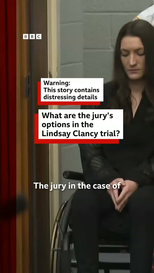 Lindsay Clancy's murder trial has gripped the American public for the last five weeks.
 
The 36-year-old former nurse killed her three small children in the basement of their family home in Massachusetts.
 
Charged with three counts of first-degree murder, she does not dispute killing her two sons and daughter in 2023.
 
But her lawyer argues she was suffering from postpartum psychosis at the time, and therefore could not distinguish right from wrong.
 
Tap the link in @BBCNews’s bio to learn what options are before the jury.
 
#BBCNews