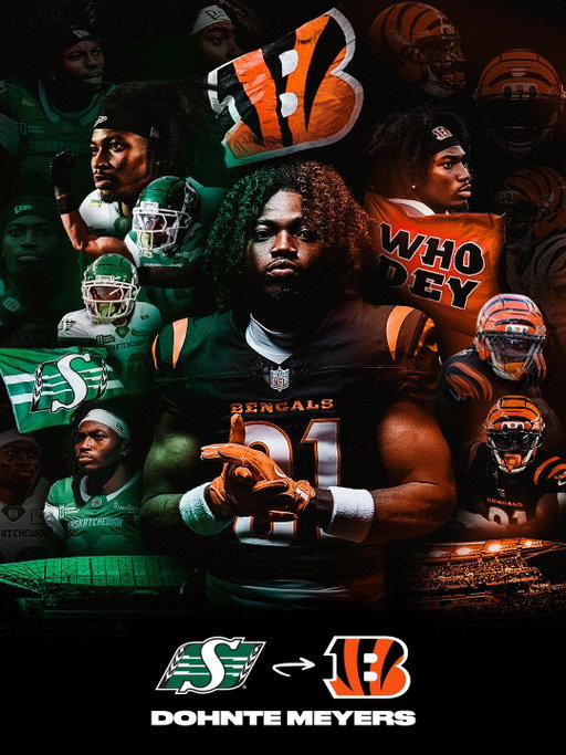 From Rider Green to Bengals Stripes!

Congrats on the next chapter Dohnte, Rider Nation will always be rooting for you💚🧡