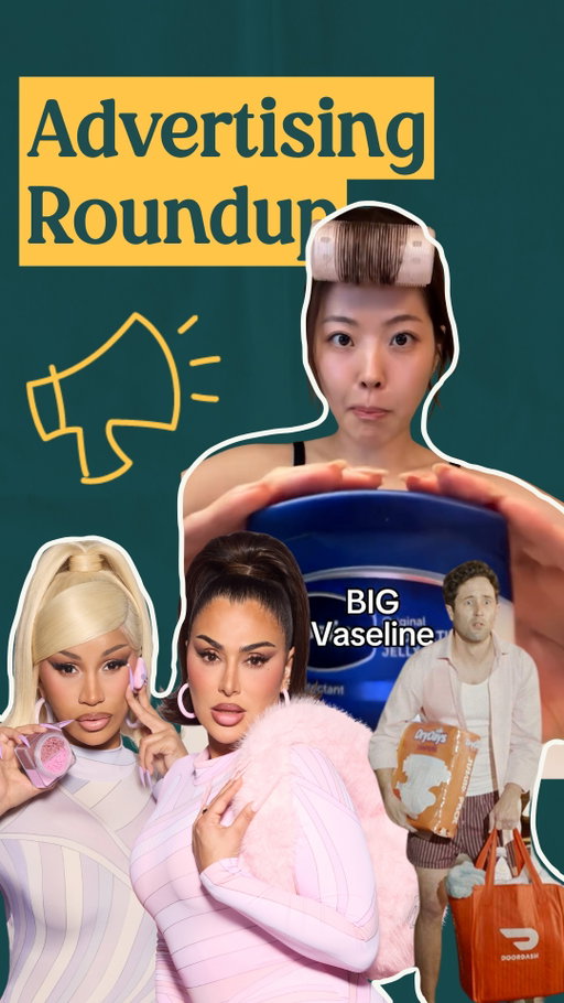 In this week’s advertising roundup:

👯‍♀️ @hudabeauty and @iamcardib go full Freaky Friday (Snatched Saturday? 💅)

🅱️ @vaselinebrand becomes Baseline in honor of @mindaylee_'s viral videos

🛍️ @doordash captures the chaos of parenting with incredible practical effects, made in-house with director Sam Brown of @roguefilms 

🎮 @xbox and @mcdonaldsuk team up to bring in-game food to life, by @leo.uk.agency 

🏈 @carhartt celebrates the people in the trades who make football season possible, by @unreasonablestudios 

#adcampaigns #advertising #marketing #adnews #marketingnews