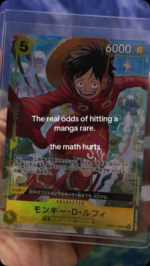 The One Piece card collecting math hurts
#onepiece #ad #cards #onepiecetcg #collection