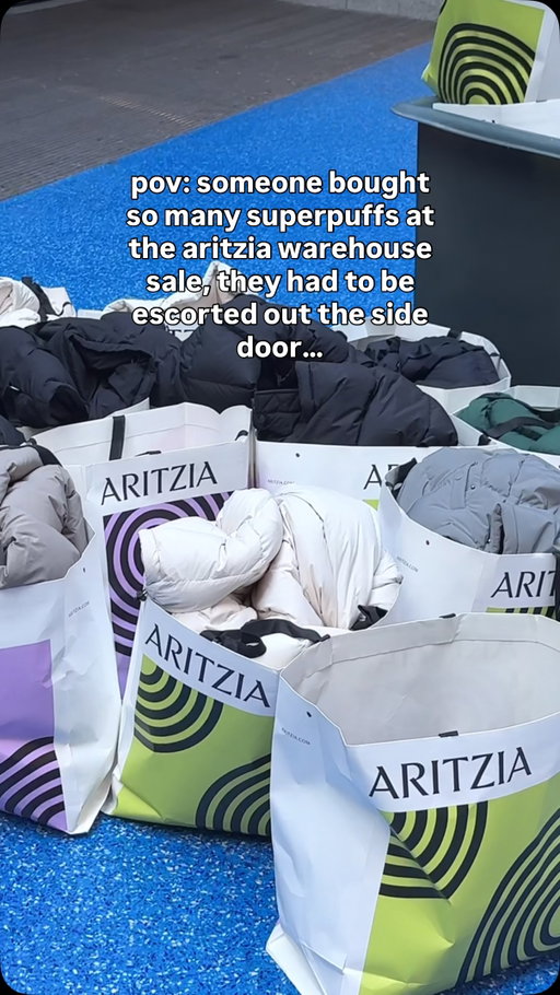 They really said one in each colour 🫠

The aritzia warehouse sale 2026 is officially on right now!! There were still lots of superpuffs so don’t worry 👍🏻

-

#aritziawarehousesale #aritzia #aritziahaul #vancouver #aritziasale