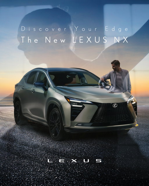 The new Lexus NX – your gateway to life's
adventures.

#LexusNX #ExperienceAmazing
#DiscoverYourEdge