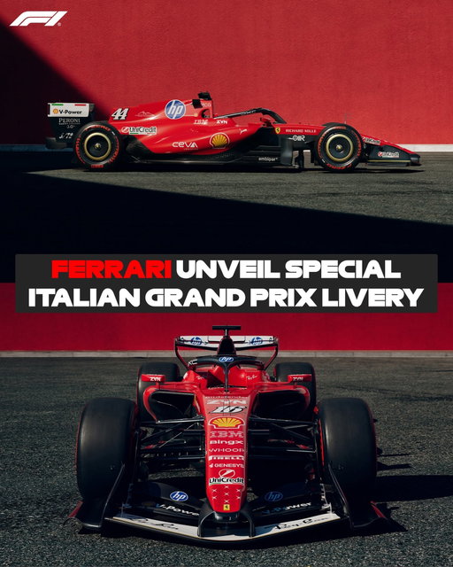Ferrari reveal their special livery for this weekend's Italian Grand Prix 🎨

The design celebrates the lasting legacy of Ferrari icon Michael Schumacher ❤️

#F1 #Formula1 #ItalianGP