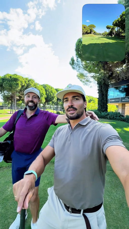 That was weird.. You meet some strange people on the golf courses these days 🤌🏽 🇬🇧 @rickshielspga