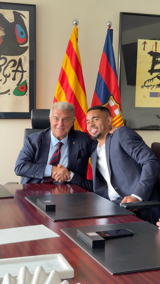 Benvingut al Barça, Gabriel Jesus 🤝💙❤️