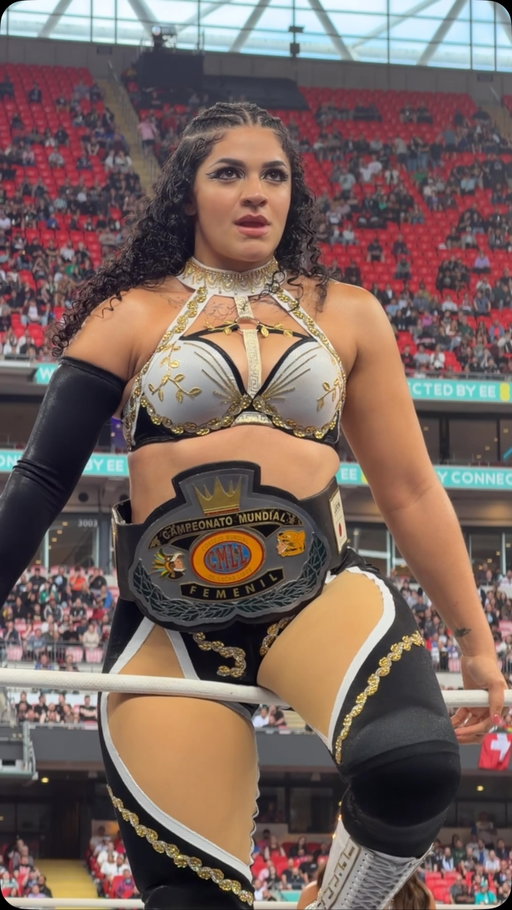 Persephone might’ve had the most swagger out of everyone at AEW All In #AEW