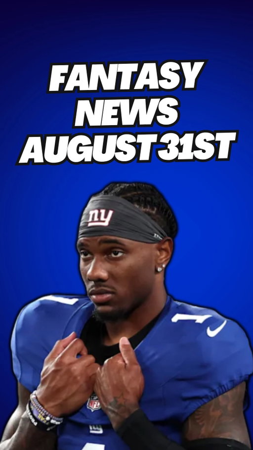 Jeremiyah Love is 50/50 for Week 1

Fantasy Football News - August 31st #fantasyfootball #nfl #fyp #nflfantasy #fantasynews #nflfantasyfootball 

Draft Guide Linked in Bio!