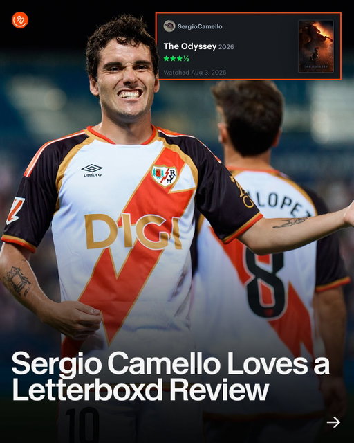 Rayo Vallecano forward Sergio Camello caught the eye with two goals against Barcelona this weekend. But it’s his film reviews on Letterboxd that have got us intrigued.