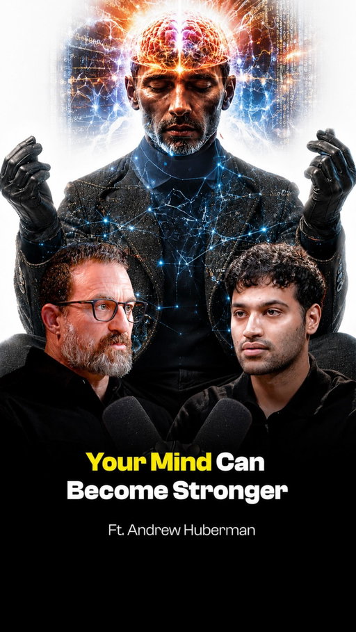 Comment ‘Andrew’ and we’ll personally DM you the full conversation.

What’s the one habit you struggle most to stay consistent with?

In today’s episode, we sit down with Andrew Huberman, professor & neuroscientist at Stanford and host of @hubermanlab, to unpack the science behind building a mind that performs under pressure and never collapses when it matters most.

Here’s what we discussed:
-Building a Stronger Mind: The daily habits that can help you become mentally resilient over the long term.
-Engineering Your Morning: How your morning routine, cortisol rhythm, and light exposure influence energy and focus.
-Mastering Pressure & Anxiety: Why we freeze under pressure and how to train yourself to take action anyway.
-The Long Game of Success: A three-phase approach to building consistency, discipline, and lasting success.
-What Makes Winners Different: Why successful people experience the same setbacks and despair but respond differently.

Catch the full episode here:
YouTube Channel: Raj Shamani
Spotify Channel: Raj Shamani Figuring Out

Until then, keep figuring out! 🚀

#rajshamani #figuringout