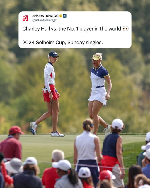An all-timer from Charley. 🤩

Headed back to @thesolheimcup next week!
