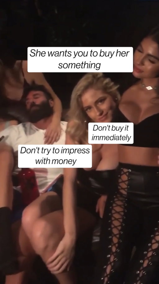 The moment you start buying a girl things early on, you've already lost.

I see guys do this all the time. They think spending money = attraction.

It doesn't.

What it actually communicates:

"I don't think I'm good enough, so I'm going to try to buy your attention."

Here's the frame:

Your money is a tool. But if you're using it to impress girls BEFORE they've proven themselves, you're using it wrong.

What I do:

1. Early on, I keep spending low.

Coffee dates. Casual bars. Nothing expensive. If she's worth it, she'll earn the nice dinner later.

2. If she hints at wanting something, I ignore it or make a joke.

Her: "I really want that bag."

Me: "Cool. Let me know when you get it."

I'm not her ATM.

3. I only spend on girls who've invested in me.

If she's cooking for me, planning dates, being thoughtful - then yeah, I'll reciprocate.

But that comes AFTER she's earned it.

Money should be used strategically. Not desperately.

Buy yourself a nice car. A nice watch. Throw a party. Invest in things that make YOU higher value.

Don't hand it to women who haven't done shit.

Comment 'BLUEPRINT' and I'll send you the strategic framework for using money without looking desperate.