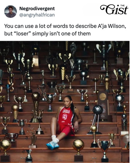 Periodddddd.⁣
⁣
A'ja Wilson will miss the tournament due to health concerns, while Kelsey Plum has been ruled out of both the World Cup and the remainder of the 2026 WNBA season as she continues recovering from a calf injury. 🏀⁣
⁣
Washington Mystics rookies Kiki Iriafen and Sonia Citron are officially replacing them on the roster, and both are set to make their World Cup debuts. 💪⁣
⁣
The U.S. opens its title defense against China on Friday. 👀⁣
⁣
#womenssports #basketball #ajawilson #wnba