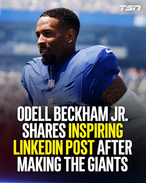 Making the Giants' 53-man roster really means something to OBJ 🥲👏