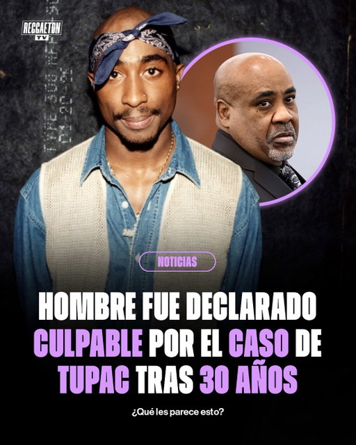 Después de casi tres décadas de misterio, uno de los casos más emblemáticos de la historia del hip-hop llega a un punto decisivo.

Duane “Keffe D” Davis fue declarado culpable de asesin*to en primer grado por su participación en la planificación de la mu*rte de Tupac Shakur en 1996.

La Fiscalía sostuvo que Davis organizó la represalia tras un altercado entre Tupac y su séquito con el sobrino de Davis, además de haber proporcionado el arma utilizada en el ataque. Aunque no se le acusó de ser quien disparó, sus propias declaraciones e entrevistas fueron piezas clave del proceso.

Tupac tenía apenas 25 años cuando fue asesinado en Las Vegas. Ahora, Davis podría enfrentar cadena perpetua.

Casi 30 años después, el caso que durante generaciones alimentó teorías y preguntas finalmente tiene una condena. 🕊️🎤