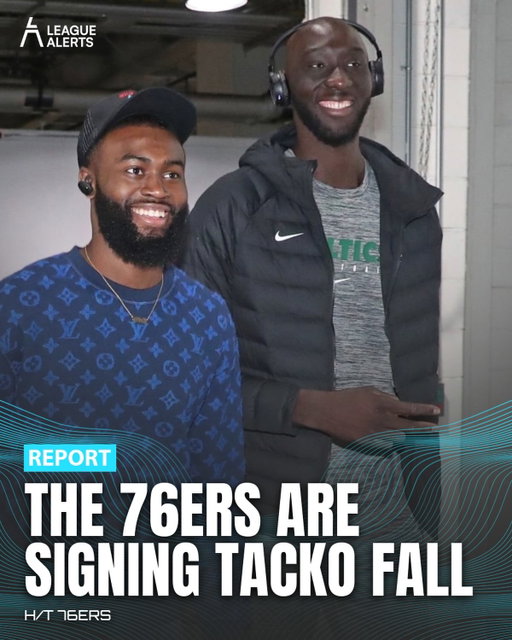 JB and Tacko Fall are reunited!