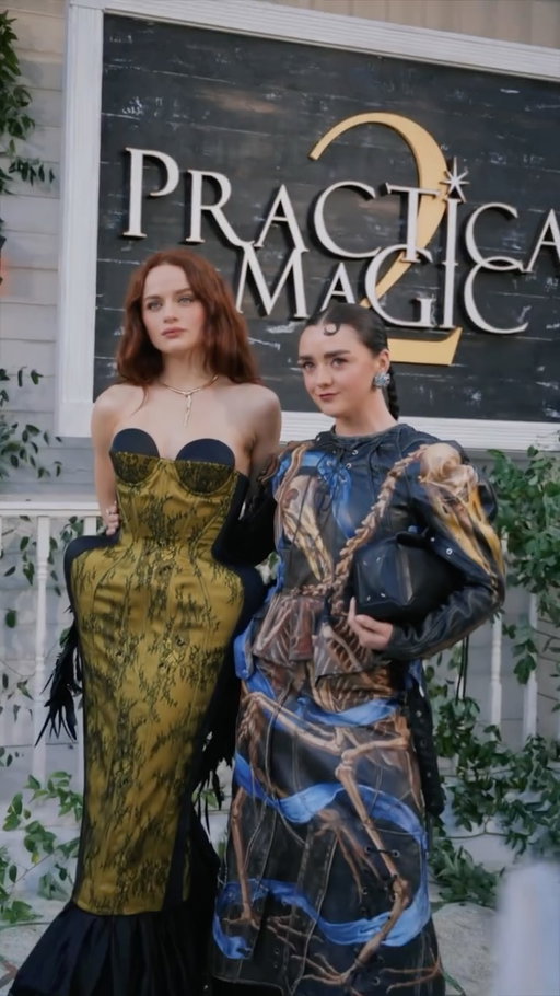 Joey King and Maisie Williams brought style and sisterhood to the #PracticalMagic2 LA premiere!