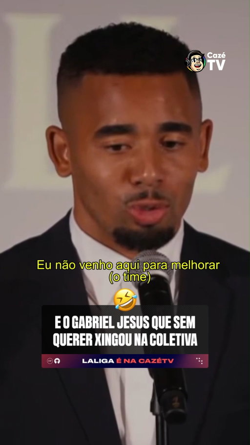 KKKKKKKKKKKKKKKKKKKKK E O GABRIEL JESUS QUE SEM QUERER XINGOU NA COLETIVA DE APRESENTAÇÃO DO BARCELONA 😂

#CoberturaCazeTV #cztv43 #Original #Barcelona #GabrielJesus