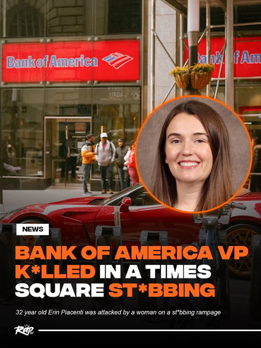 32-year-old Bank of America vice president Erin Piacenti was fatally st*bbed in what police described as a random and unprovoked attack in Times Square on Monday.

Police say 49-year-old Pamela Cisneros first pulled two knives from a bag and st*bbed a 68-year-old man who had just exited the subway with his wife. 

Roughly 20 seconds later, she allegedly st*bbed Piacenti in the abdomen about a block away. Piacenti was rushed to Bellevue Hospital, where she later died. The 68-year-old victim remains in stable condition. ⁠￼

Officers later confronted Cisneros while she was still holding both knives. Police say they spent about four minutes ordering her to drop the weapons and attempted to use Tasers before she advanced toward officers and was fatally shot.

The NYPD says the incident was captured on body cameras and remains under investigation. ⁠