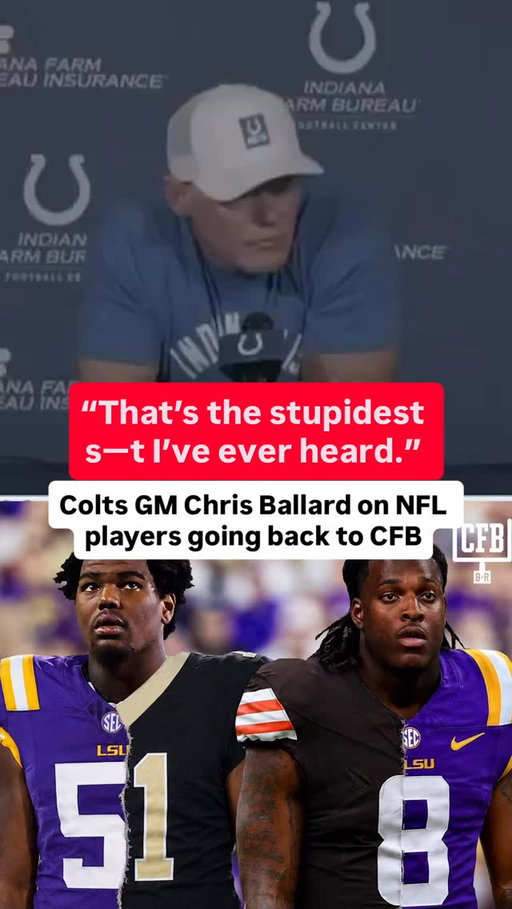 Colts GM Chris Ballard didn’t hold back on NFL players returning to play CFB 😳

(via: @colts)
#nfl #cfb #colts
