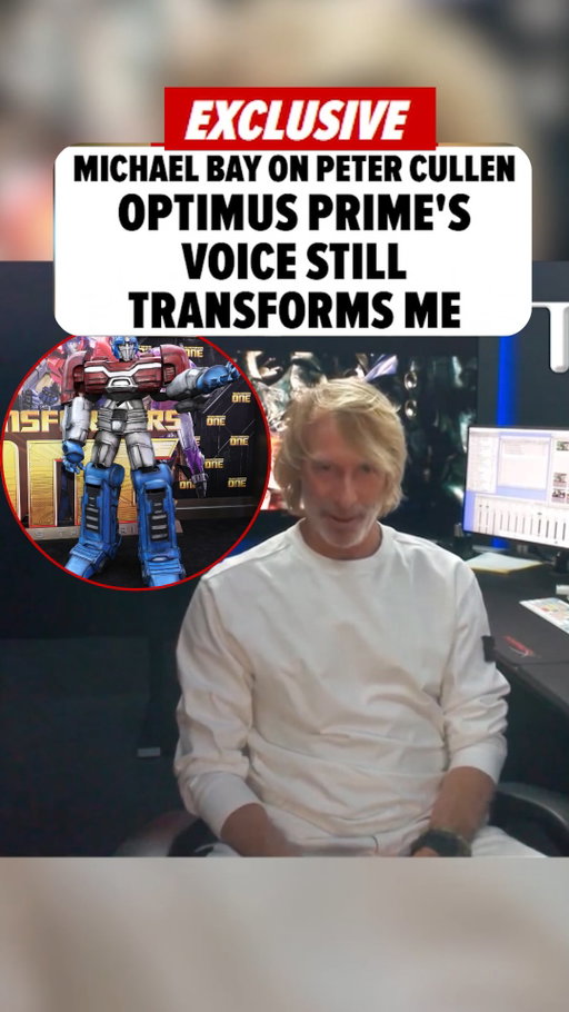 🚨 Michael Bay speaks to @charlieneff and says the first time he heard Peter Cullen speak as Optimus Prime, chills shot down his spine ... and decades later, losing him left Bay in tears.