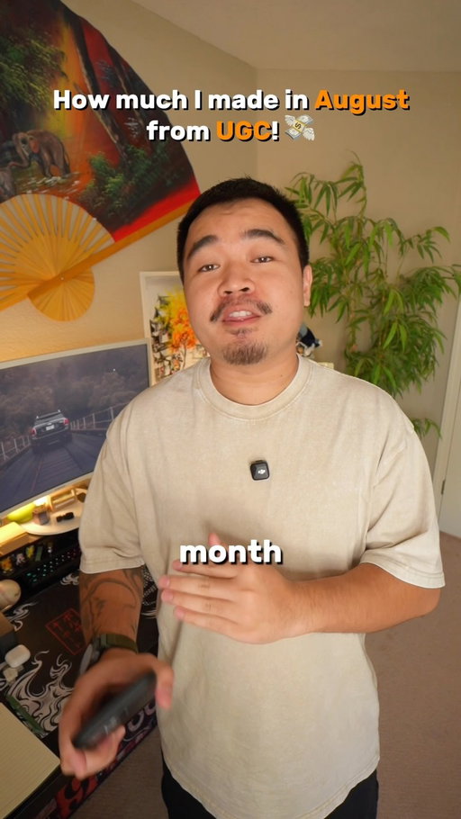 My August UGC Earnings update! 💰 

I earned from Inbounds & Trybe this month.

Sent 180 email pitches, only about 5 responded.

Picked up a VA recently to start handling all the pitching for me.

Currently looking for an editor.

Shoutout to my coach @antoineontheway for not letting me crash out.

TURNING UP FOR Q4!

#ugccreator #ugc #maleugccreator #ugccommunity #ugcopportunity