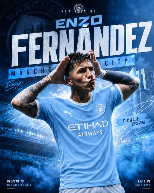 🚨🇦🇷 ¡BOMBAZO EN EL FÚTBOL INGLÉS! 🇦🇷🚨

📌 @fabriziorom  informa que el #ManchesterCity cerró el fichaje de Enzo Fernández por 125 millones de libras esterlinas

🤔 Hinchada citizen ¿Les parece el correcto reemplazo para Rodri?