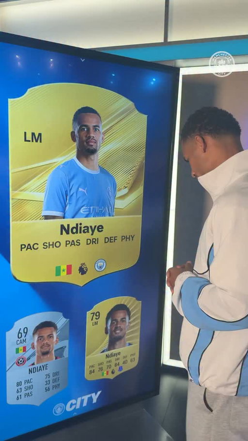 Iliman Ndiaye tells us what his FC 27 Rating should be! 🎮⚽️

What do you think his rating should be?🤔💭

#mancity #fc27