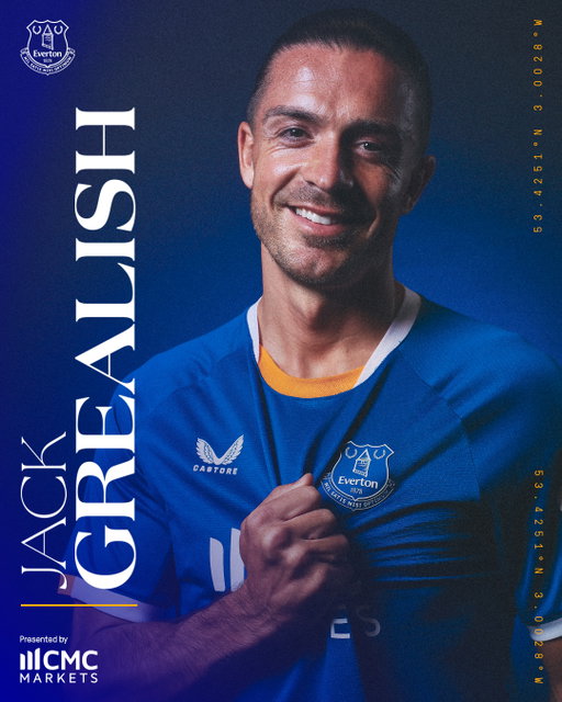 Jack Grealish has returned to Everton on loan from Manchester City for the remainder of the 2026/27 season.

Welcome back, Jack! 🔵