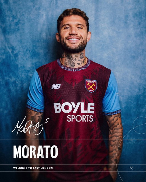 ...and breathe 😅

West Ham United is delighted to confirm the signing of defender Morato on a season-long loan! ✍️
