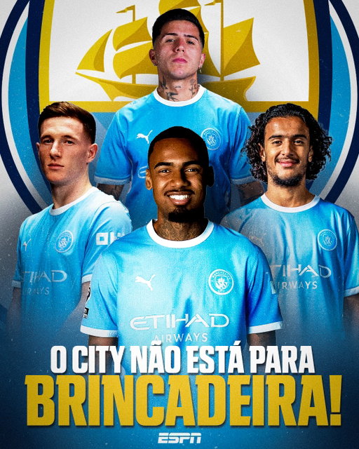 ✅ Elliot Anderson
✅ Allan
✅ Bouaddi
✅ Enzo Fernández

O Manchester City tem feito boas reposições após as saídas de jogadores como Rodri, Bernardo Silva, Savinho, Marmoush e Reijnders? 🔥✍️

#PremierLeagueNaESPN