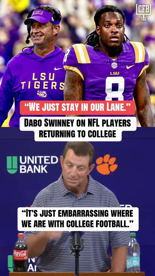 Dabo Swinney took a shot at Lane Kiffin ahead of Week 1 matchup 🍿

(via Clemson Athletics/YT) 

#cfb #collegefootball #ncaafootball #lsu #nfl