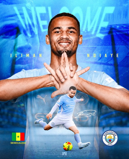 🚨🔵 OFFICIEL : ILIMAN NDIAYE REJOINT MANCHESTER CITY ! 🇸🇳🔥

Énorme transfert pour l’international sénégalais ! Iliman Ndiaye quitte Everton et s’engage avec Manchester City pour un montant pouvant atteindre 65 millions de livres sterling : £60M + £5M de bonus. 💰

Le Lion de 26 ans a signé un contrat de cinq ans, jusqu’en 2031, et franchit une nouvelle étape majeure dans sa carrière. ✍🏿🔵 

Après Sheffield United, Marseille et Everton, Iliman rejoint désormais l’un des géants du football européen. 🌍

Félicitations Iliman ! Toute une nation derrière toi. 🇸🇳🦁💙

#IlimanNdiaye #ManchesterCity #ManCity #Senegal #LionsDeLaTeranga PremierLeague FootballSenegal