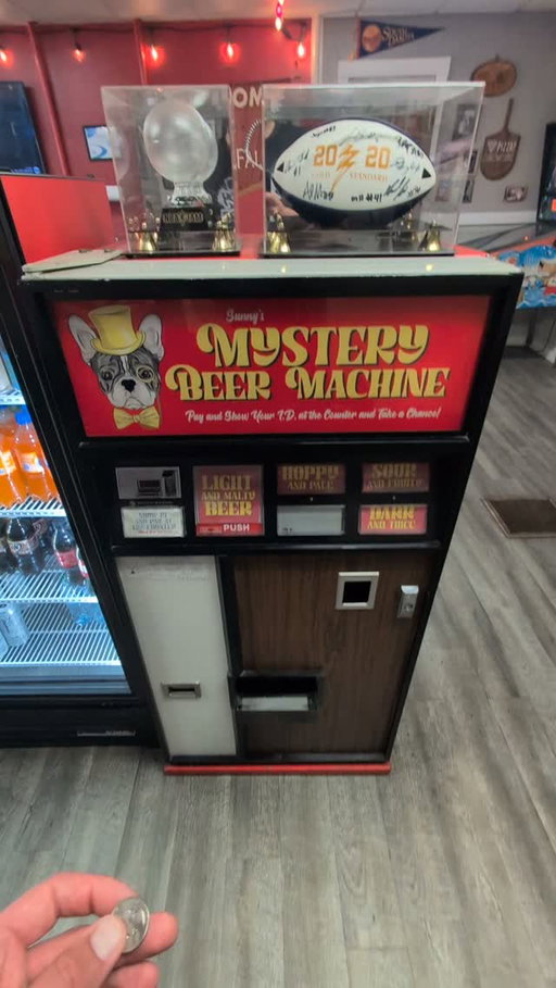 The mystery beer machine
