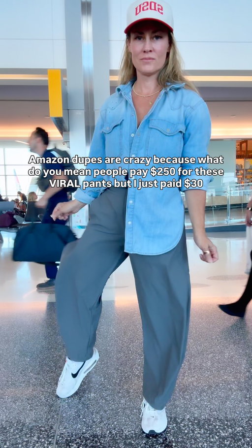 💬 Comment “PANTS” and like this post for the link 👍🏼

I can’t believe I found THE viral travel pants dupe… but they were $220 less 🤯👖

✈️ Here’s why they’re my new go-to airport outfit:

🩶 Barrel leg fit — structured, not stiff
🩶 Hidden elastic waist (no buttons, no zippers)
🩶 Zero wrinkles, straight out of the bag
🩶 No riding up after hours of sitting
🩶 Comfy enough to sleep in, sharp enough for meetings

Wore these through airports + a 12hr flight — still looked brand new 👏