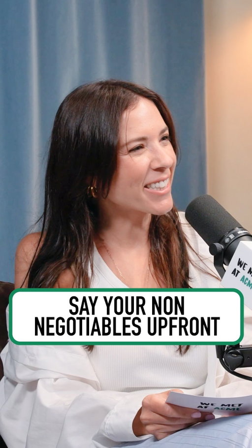 @yhasmina.ferrara with a masterclass in making it clear what will work for you UPFRONT !! Take notes during this episode fr #wemetatacme