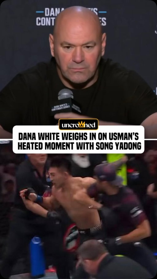 Dana White weighs in on the tense moment between Usman Nurmagomedov and Song Yadong.