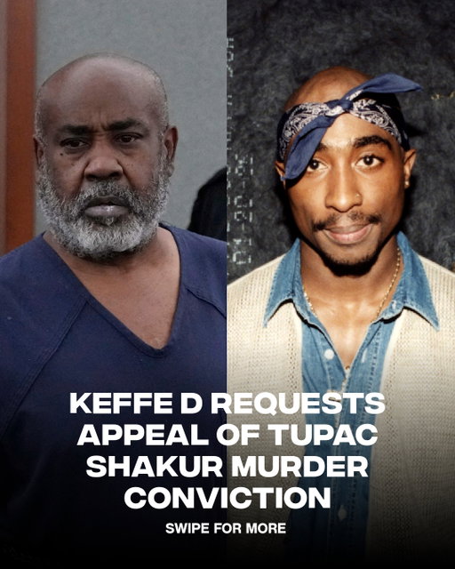 Duane “Keffe D” Davis is already looking toward an appeal after being found guilty of first-degree murder in the 1996 killing of Tupac Shakur.
ㅤ
Davis is set to be sentenced on Oct. 13 and could face life in prison.
ㅤ
📸:getty