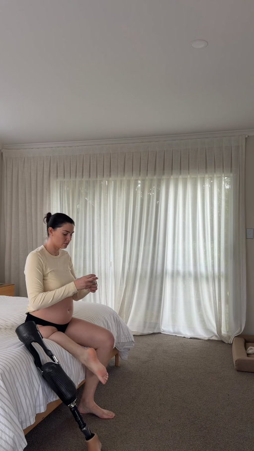 This is your reminder that you can do all the hard things life throws at you.

As a 9 year old girl, post cancer and a crazy amputation, they told me they weren’t sure what all my treatment would have done to my fertility. Then living my life in a challenging body I wondered if I’d ever be capable of being a mum, let alone if I’d ever meet someone to have a family with while living in such a unique body. To then get diagnosed with endometriosis. I just feel so incredibly lucky to get to do this.

I also know not everyone gets to experience joy during pregnancy and some get dealt a really tough pregnancy experience which breaks my heart.

I do hope this is a reminder that you can do hard things.