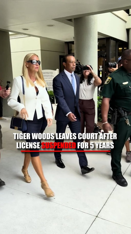 NEW: Tiger Woods emerges from court with Vanessa Trump by his side after accepting a plea deal that suspends his driving privileges for five years.

Woods plead guilty to reckless driving and refusing to submit to a lawful test in connection with his March rollover crash, while prosecutors drop the DUI charge.

The golf star stays silent as reporters surround the couple outside court, capping a brief appearance where Woods speaks only to confirm he read the deal.