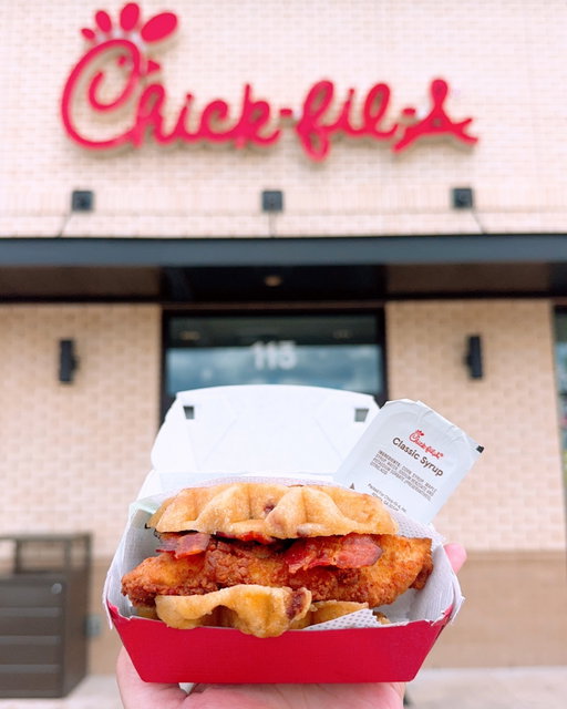 Now serving comfort all day long 🧇. For a limited time, enjoy Chicken & Waffles, a sweet and savory spin on a classic, available for breakfast, lunch and dinner.
