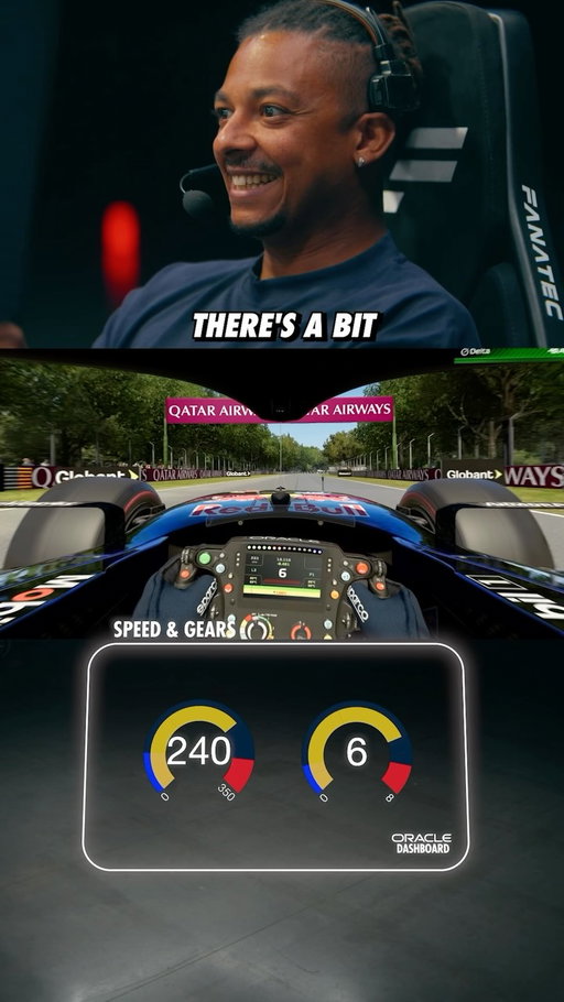 Taking on the Temple of Speed 🇮🇹 Cal’s full send for @Oracle Virtual Laps 🎮

#F1 #RedBullRacing #ItalianGP