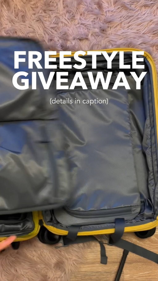 Pack smarter, travel lighter — and you could win it for free. 🧳

We’re giving away 3 FreeStyle Carry-On Plus bags to 3 lucky winners.

How to enter: Comment “FREESTYLE” below or send us a DM, and we’ll walk you through it.

Want extra chances to win? Once you’re entered, you can earn up to 3 bonus entries by:

1️⃣ Following @timbuk2
2️⃣ Liking this post
3️⃣ Tagging a friend in the comments

Entries close 9/3. Winners announced on or around 9/9.

No purchase necessary. Open to legal U.S. residents (excluding Rhode Island) who are 18+. Void in Rhode Island and where prohibited. See full Official Rules at the link in our bio for complete eligibility, entry, and prize details.

This giveaway is not sponsored, endorsed, administered by, or associated with Instagram, Meta Platforms, Inc., Shopify, or Klaviyo.

#Timbuk2 #FreeStyleGiveaway #TravelGear