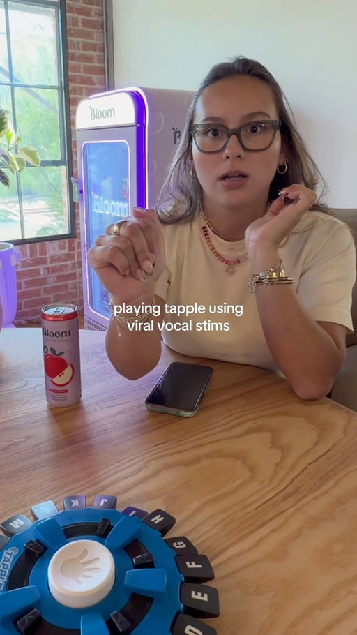 can you tell we are social girlies😭 #vocalstims #trend #challenge #tapple