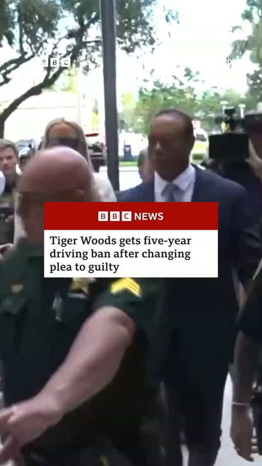 Tiger Woods has agreed not to contest a reckless driving charge as part of a deal with prosecutors, reducing the original charge of driving under the influence from a rollover crash in Florida.
 
The golfer accepted a five-year suspension of his driving licence and a $1,000 (£742) fine, as part of a plea agreement with prosecutors in Martin County.
 
Woods was arrested after the March crash, and had passed a breathalyser test but declined further testing for other drugs.
 
He pleaded not guilty the same month to misdemeanor charges of driving under the influence and refusal to submit to testing.
 
Tap the link in @BBCNews's bio for more details on the case.
 
#TigerWoods #Woods #Golf #BBCNews