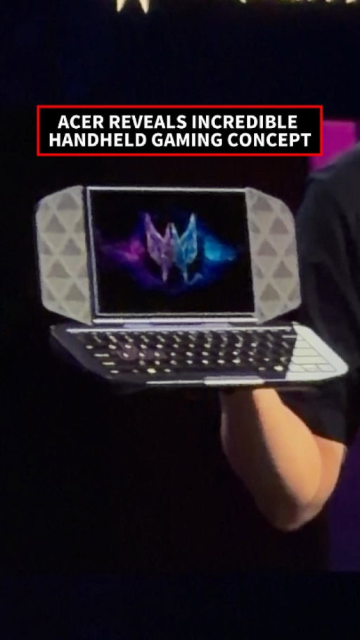 Acer revealed the Project DualPlay Mini concept at IFA 2026, using a flip-and-swivel screen design that switches between a handheld console and a mini-laptop. 

Inside, it runs an Intel chip backed by a dual-fan cooling system and a physical backlit keyboard for precise input. You can also dock it to an external monitor for productivity.

Made possible by @rodemic. #IFA2026 #acerpredator #acer #projectdualplaymini #handheldgaming 

Travel sponsored by Roborock
